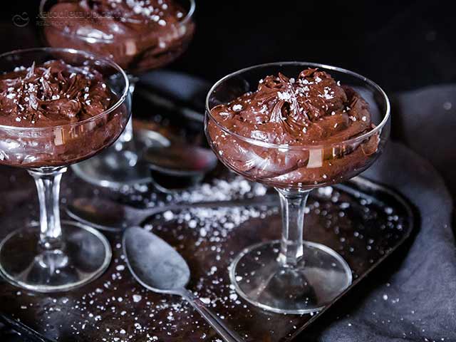 Chocolate Mousse with Flor de Sal - Baesuris